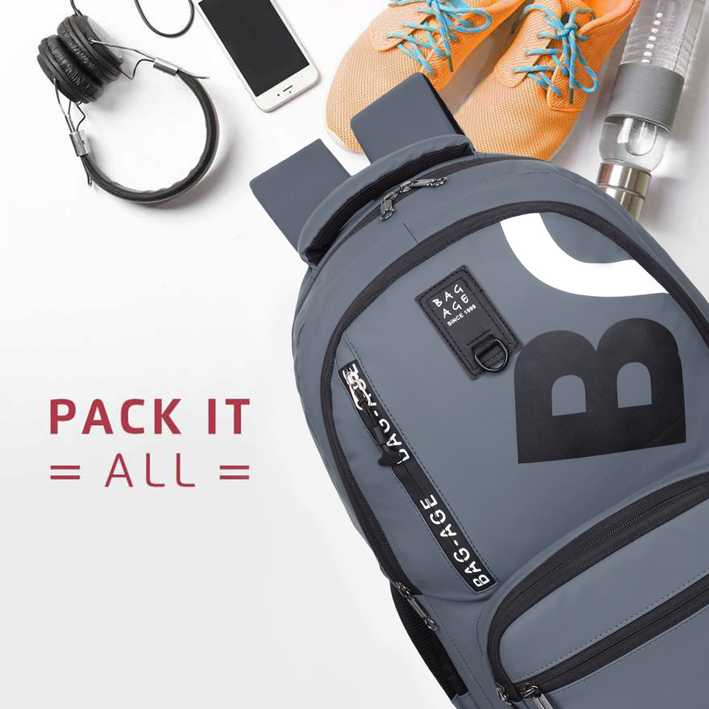 9214 School Bag - Grey