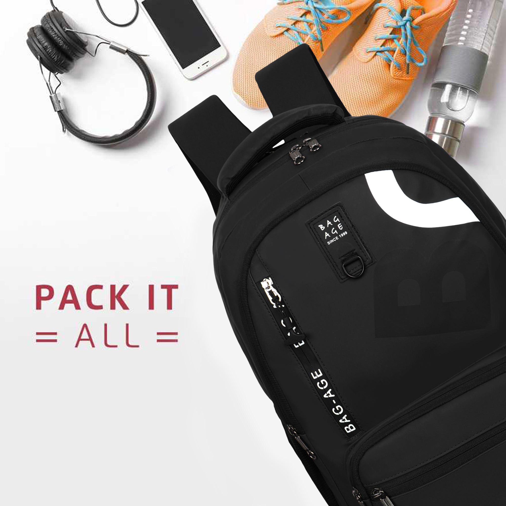 9214 School Bag - Black