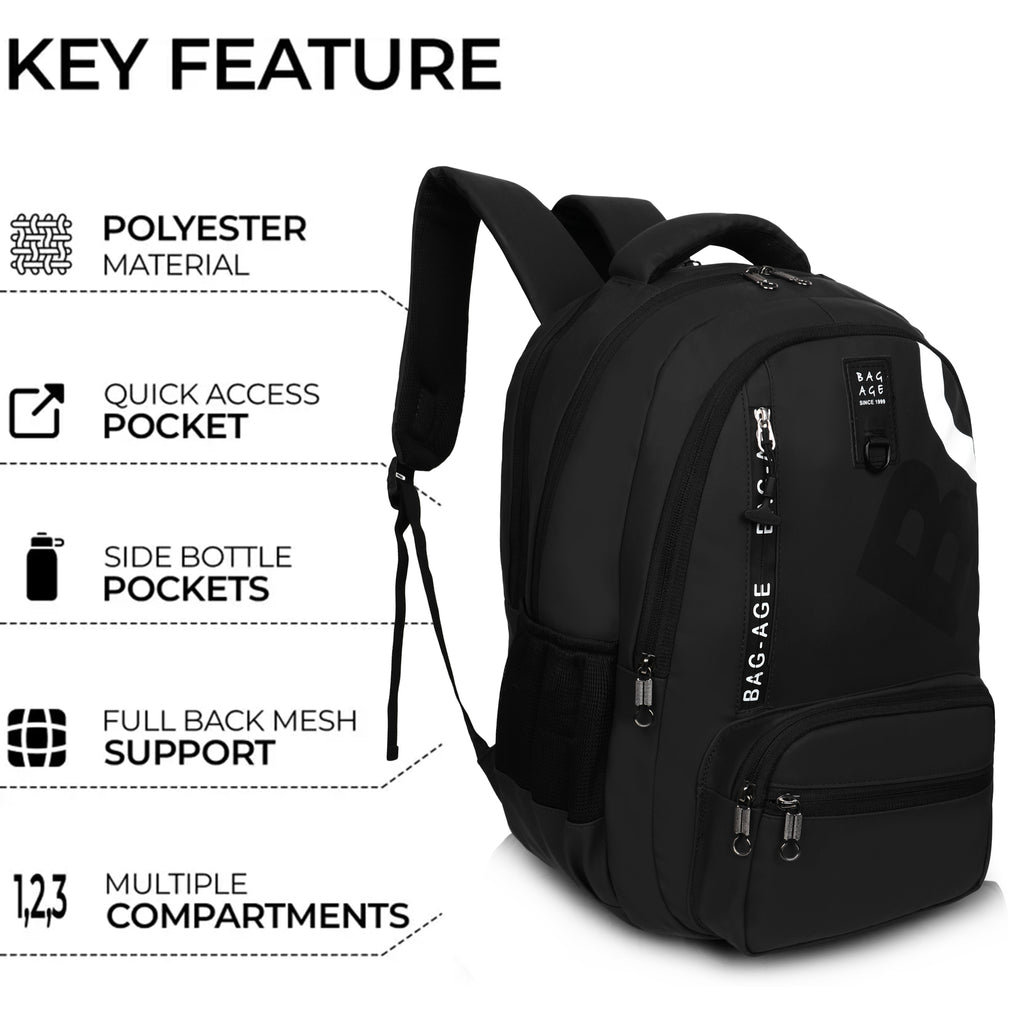 9214 School Bag - Black