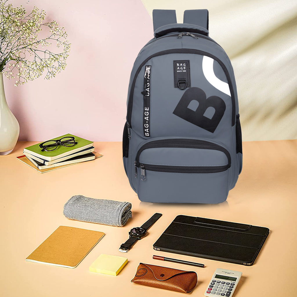 9214 School Bag - Grey