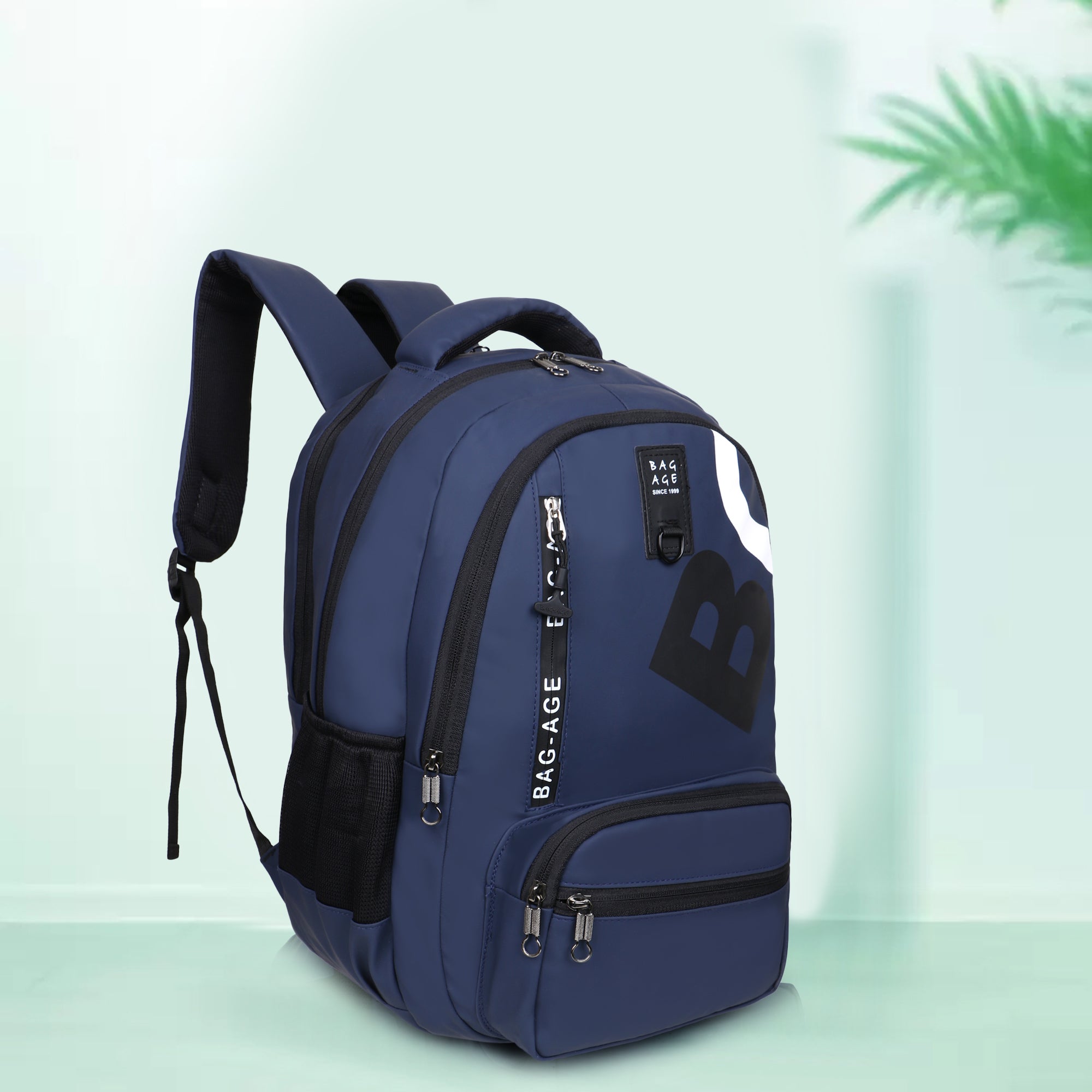 9214 School Bag - Navy Blue