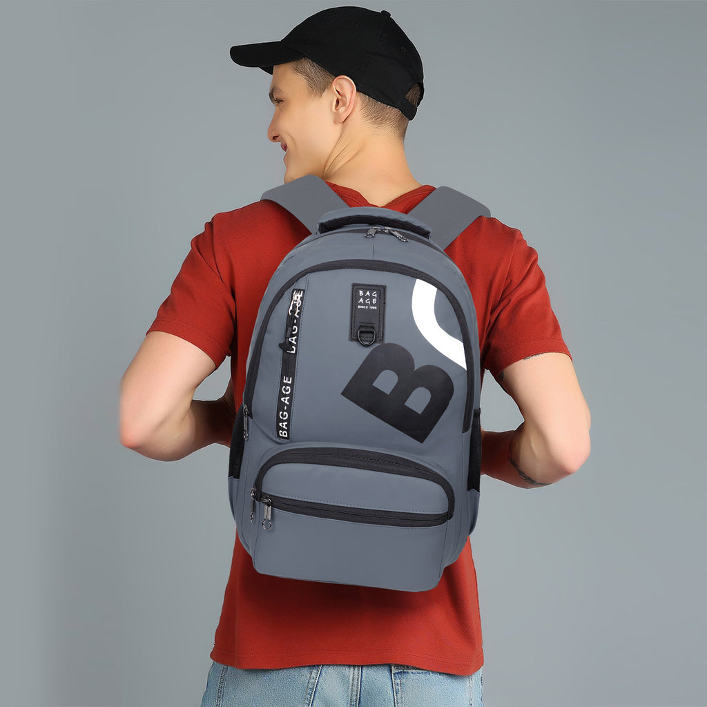 9214 School Bag - Grey