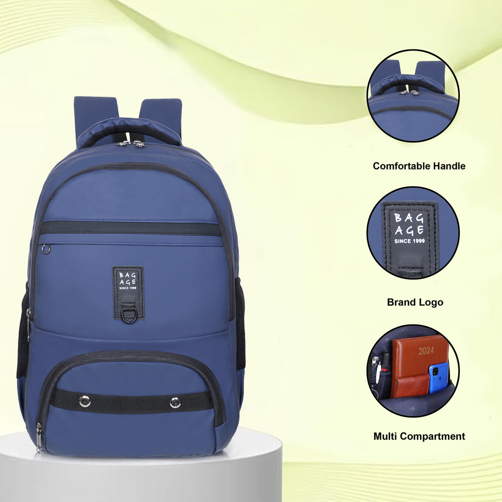 9215 School Bag - Navy Blue