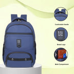 9215 School Bag - Navy Blue