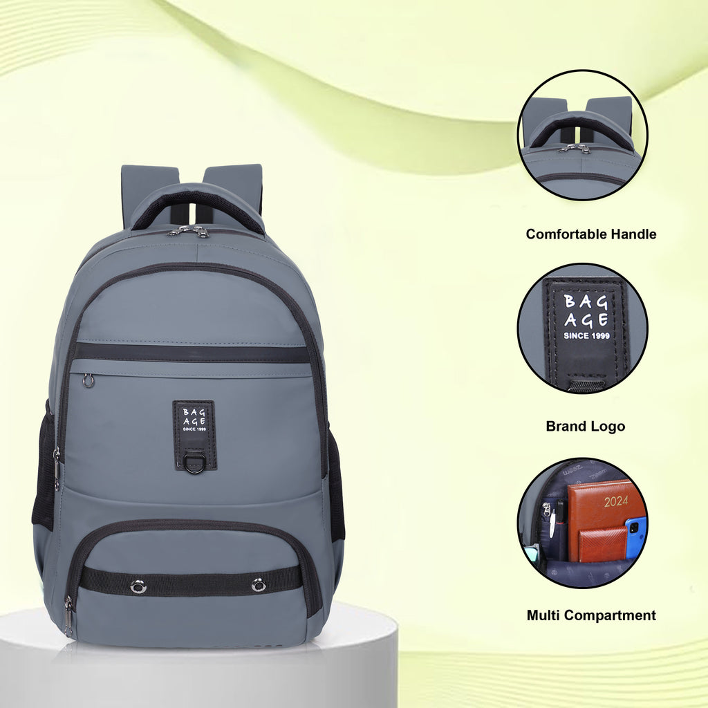 9215 School Bag - Grey