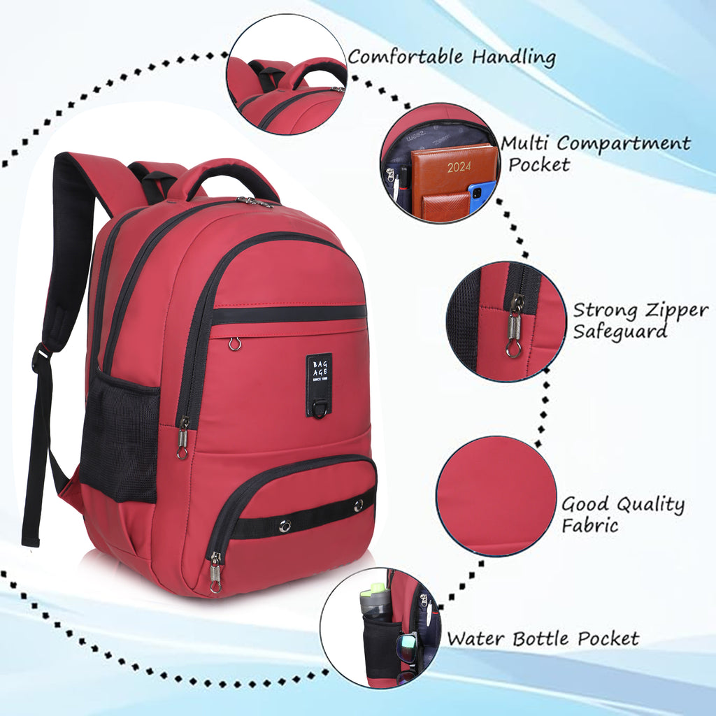 9215 School Bag - Red