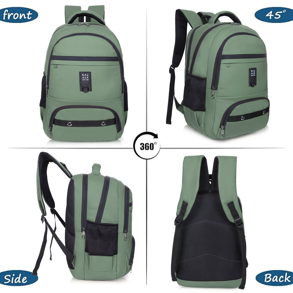 9215 School Bag - Olive Green