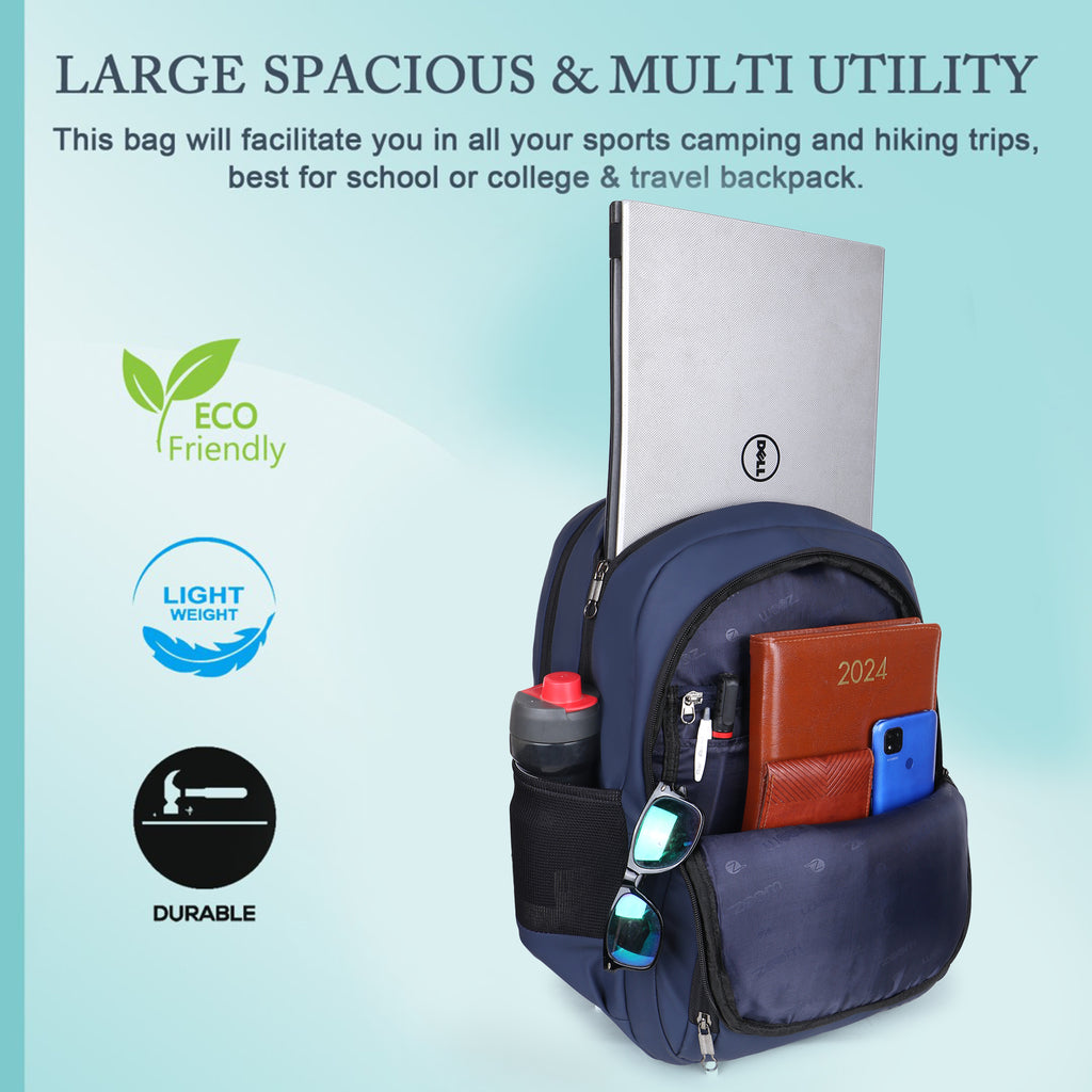 9215 School Bag - Navy Blue