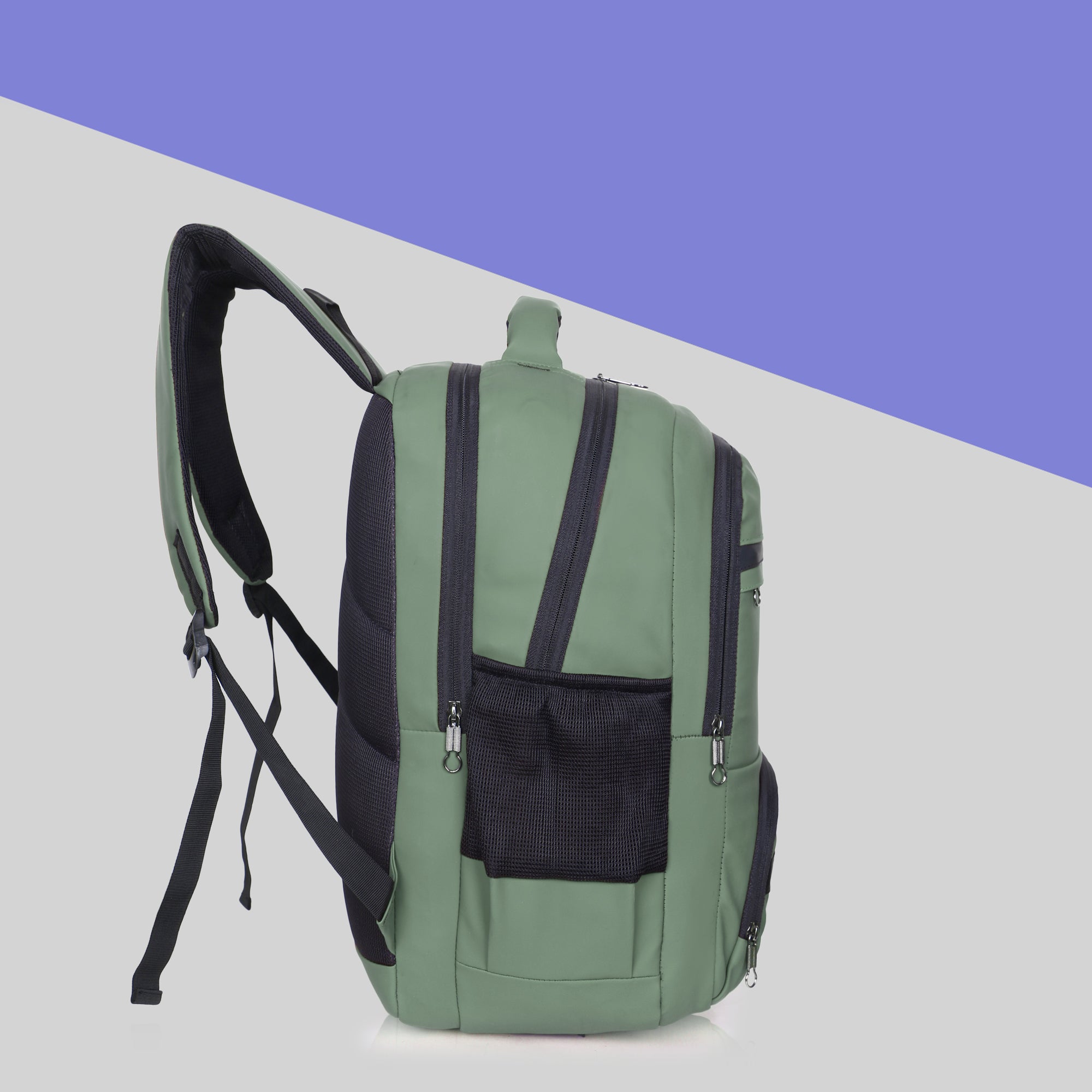 9215 School Bag - Olive Green