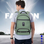 9215 School Bag - Olive Green