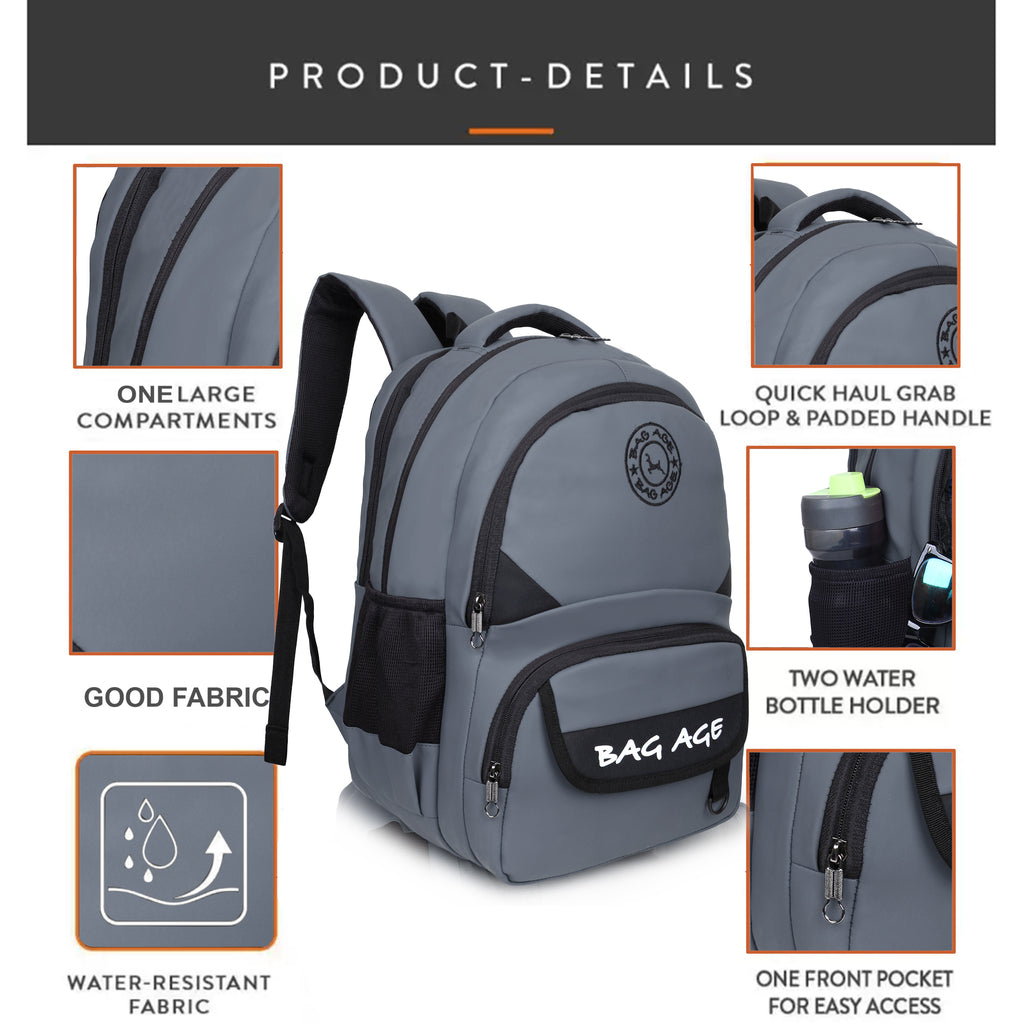 9217 School Bag - Grey
