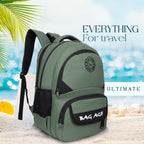 9217 School Bag - Olive Green