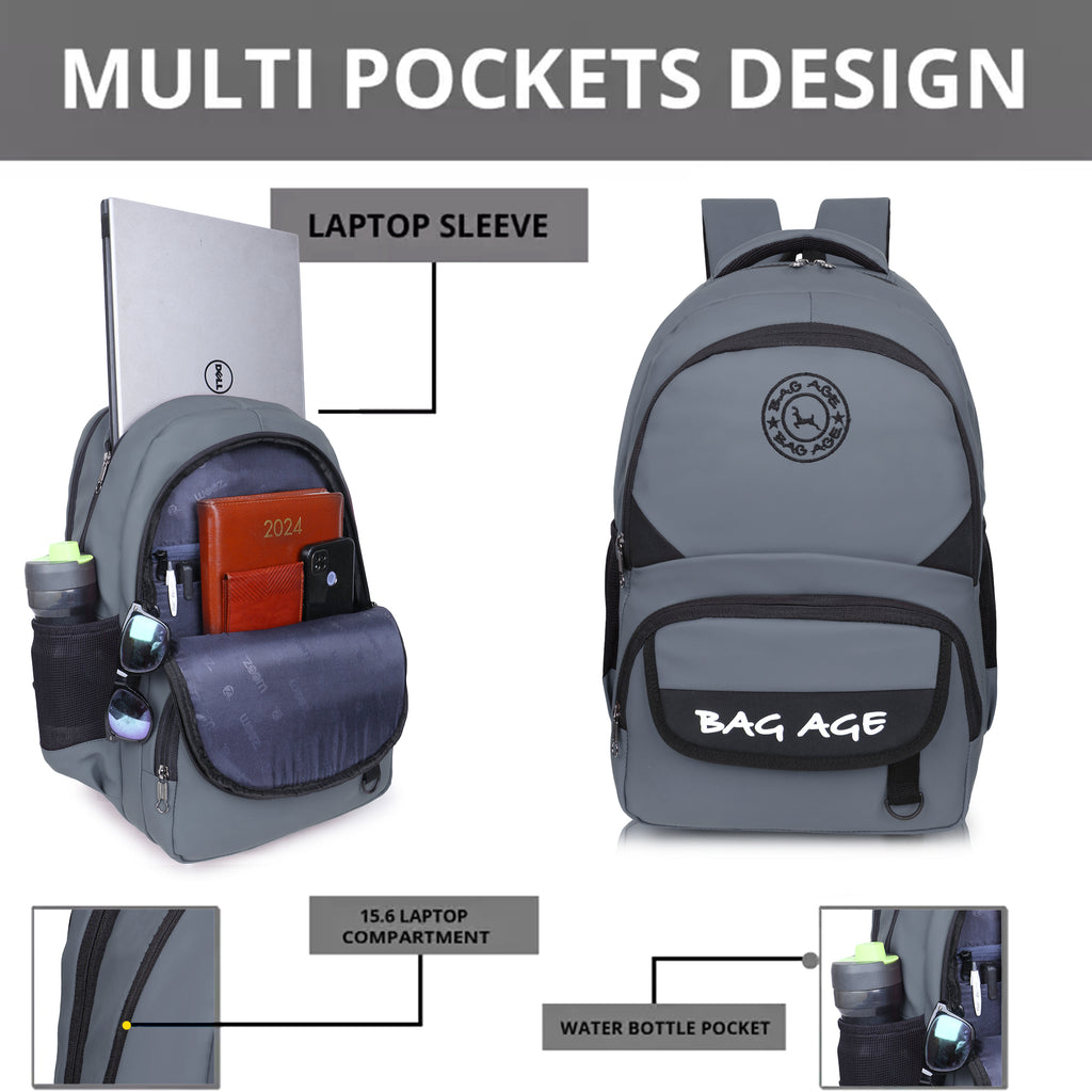 9217 School Bag - Grey