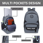 9217 School Bag - Grey