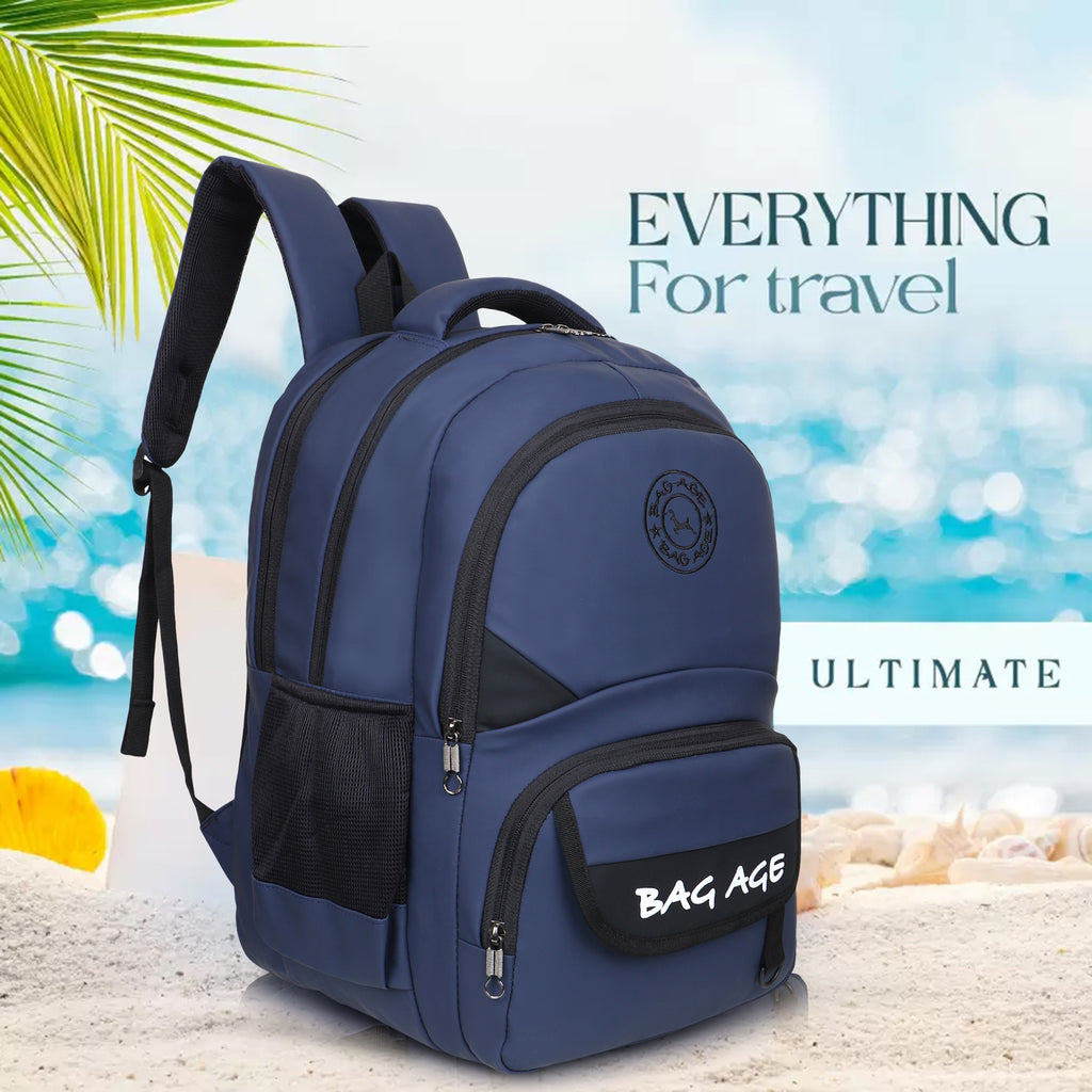 9217 School Bag - Navy Blue