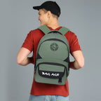 9217 School Bag - Olive Green