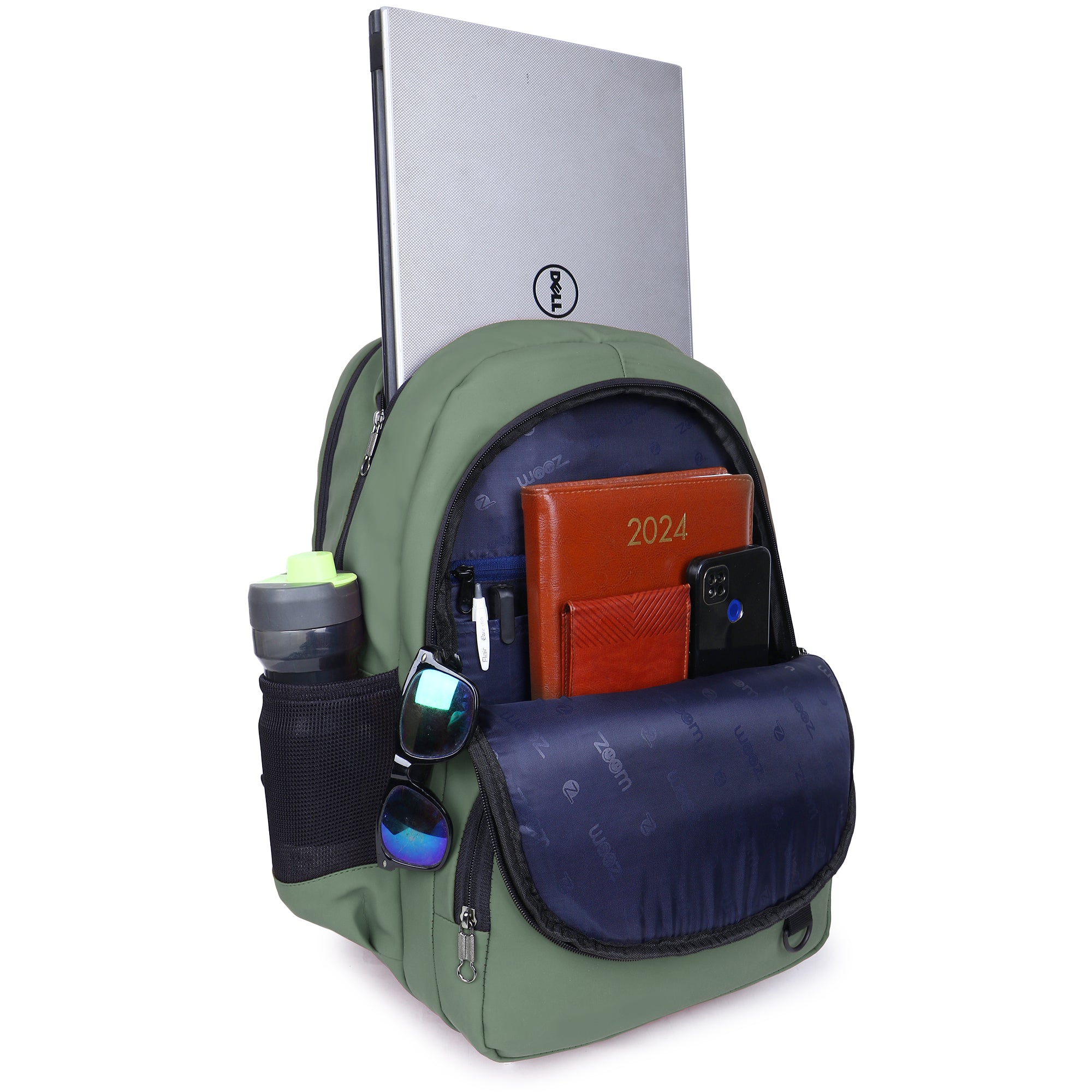 9217 School Bag - Olive Green