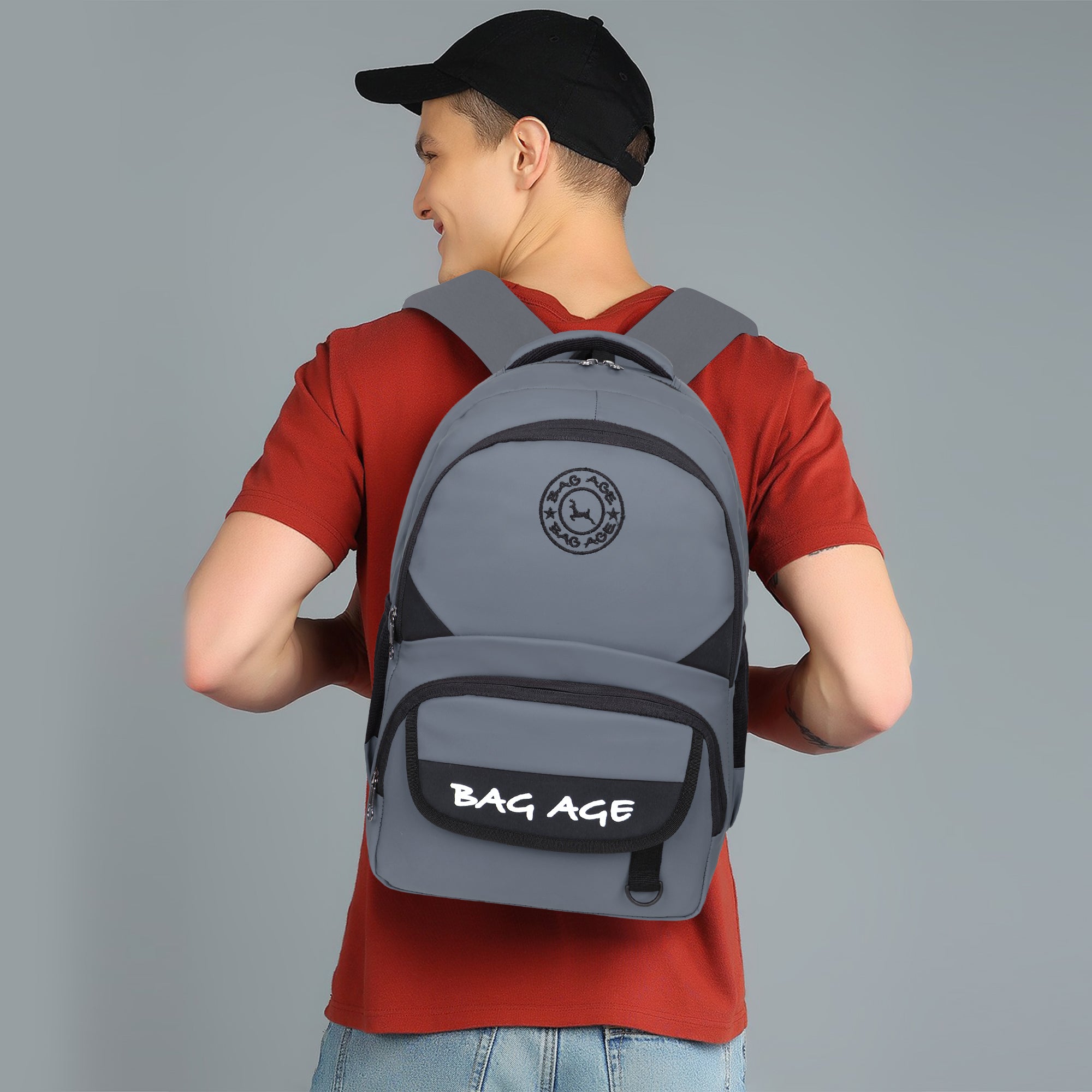9217 School Bag - Grey
