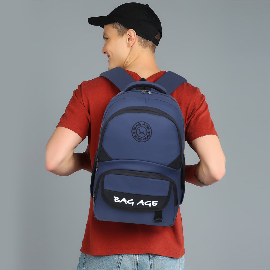 9217 School Bag - Navy Blue