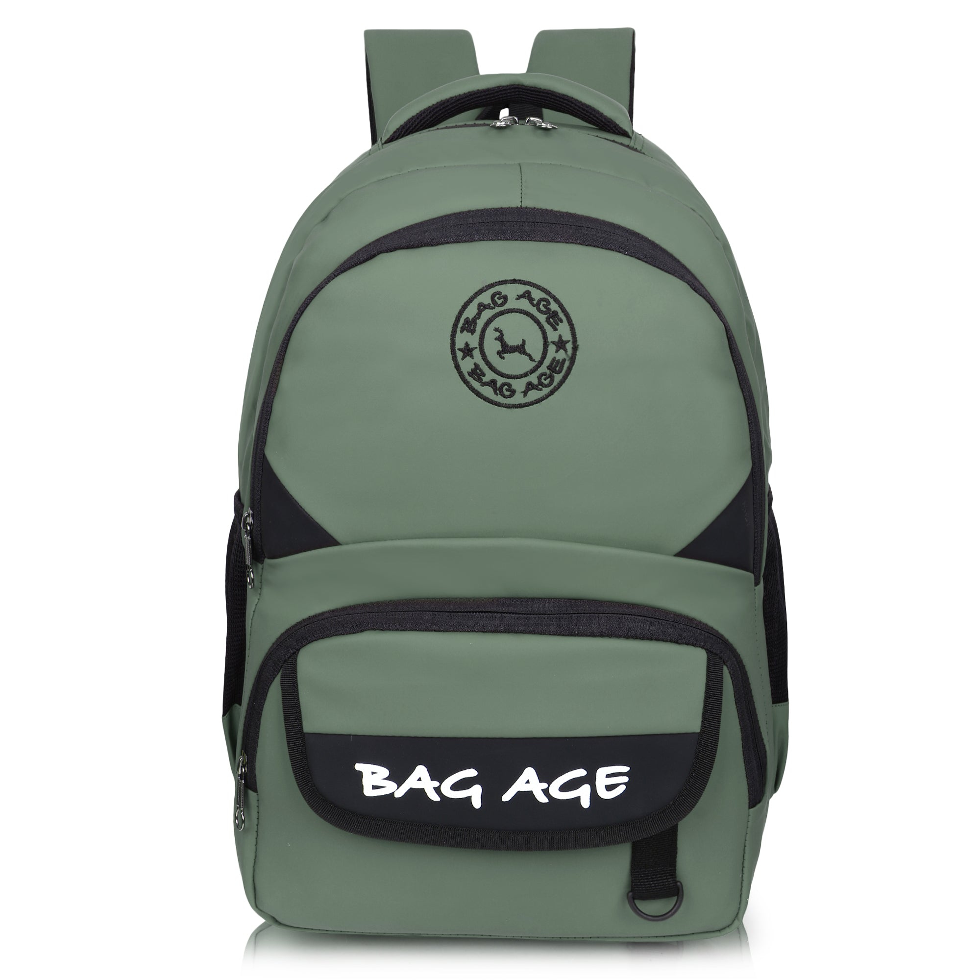 9217 School Bag - Olive Green