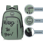 9218 School Bag - Olive Green