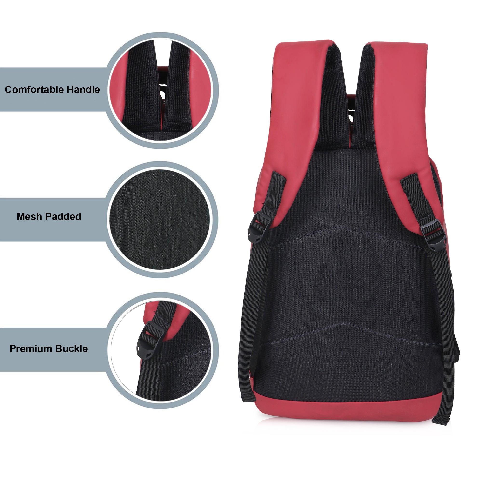 9218 School Bag - Red