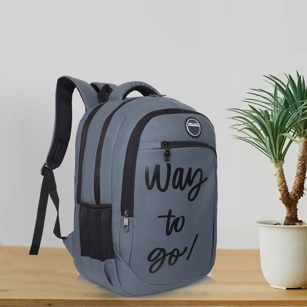 9218 School Bag - Grey