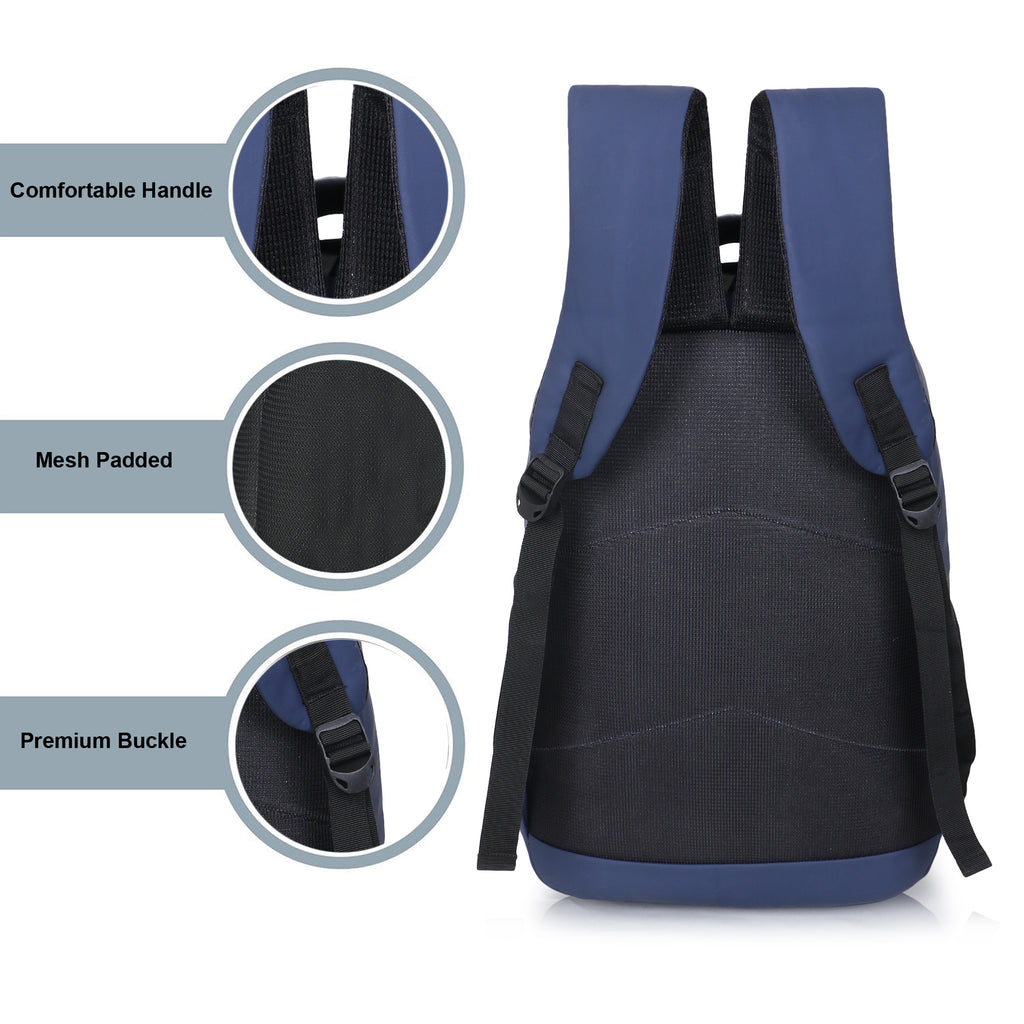 9218 School Bag - Navy Blue