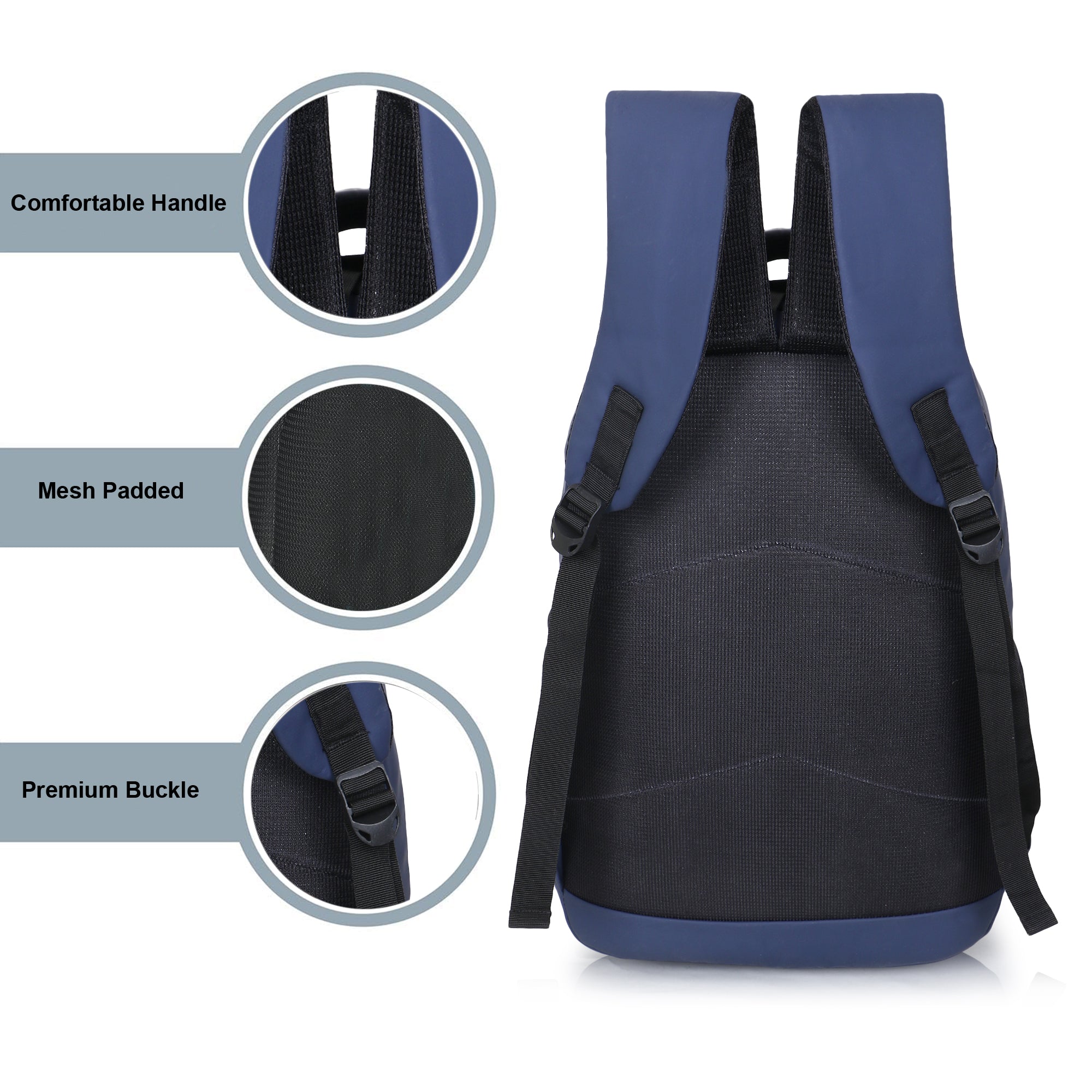 9218 School Bag - Navy Blue