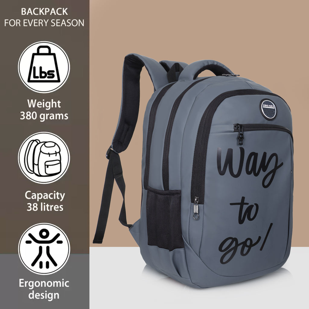 9218 School Bag - Grey
