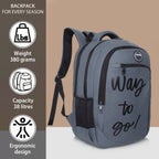 9218 School Bag - Grey