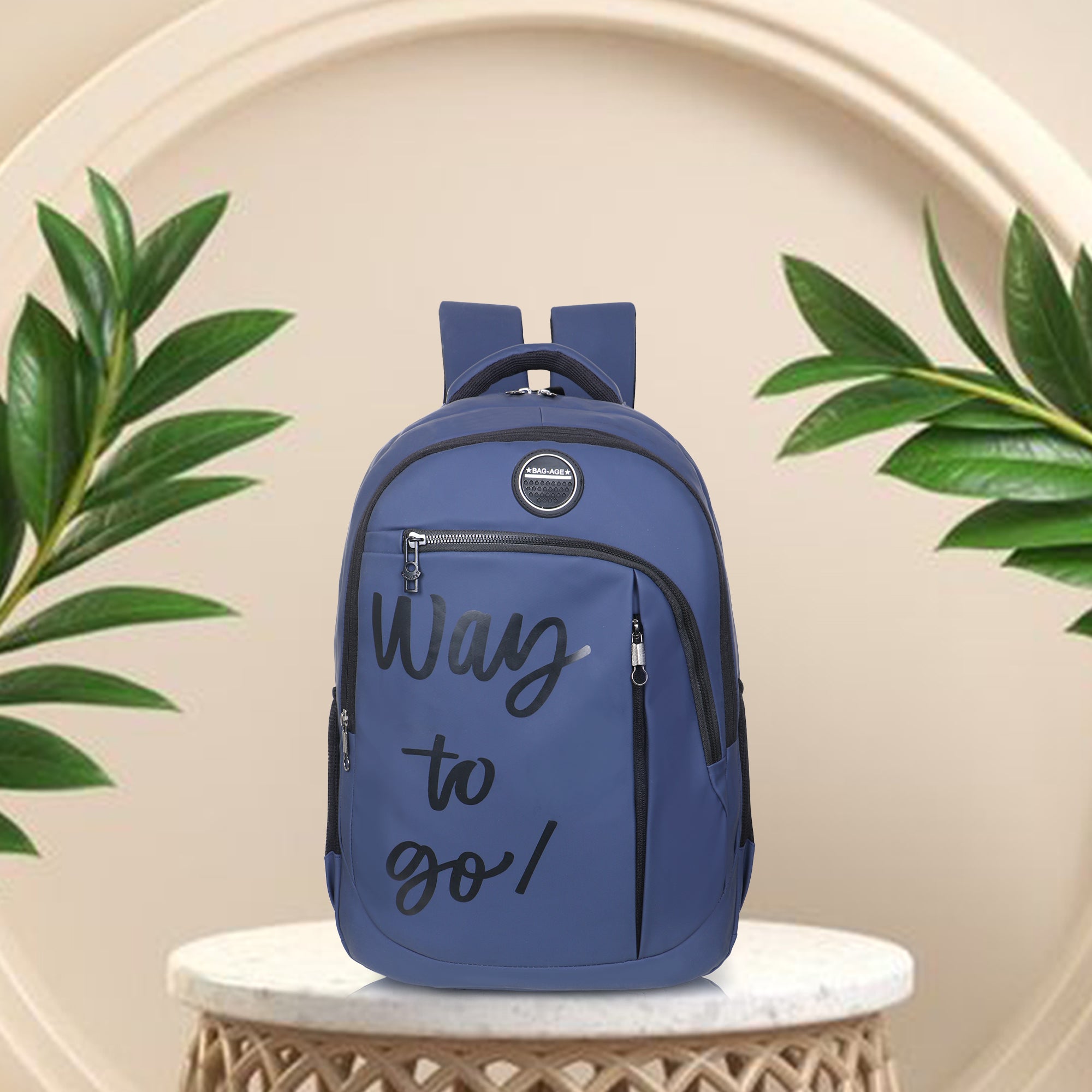 9218 School Bag - Navy Blue