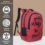 9218 School Bag - Red