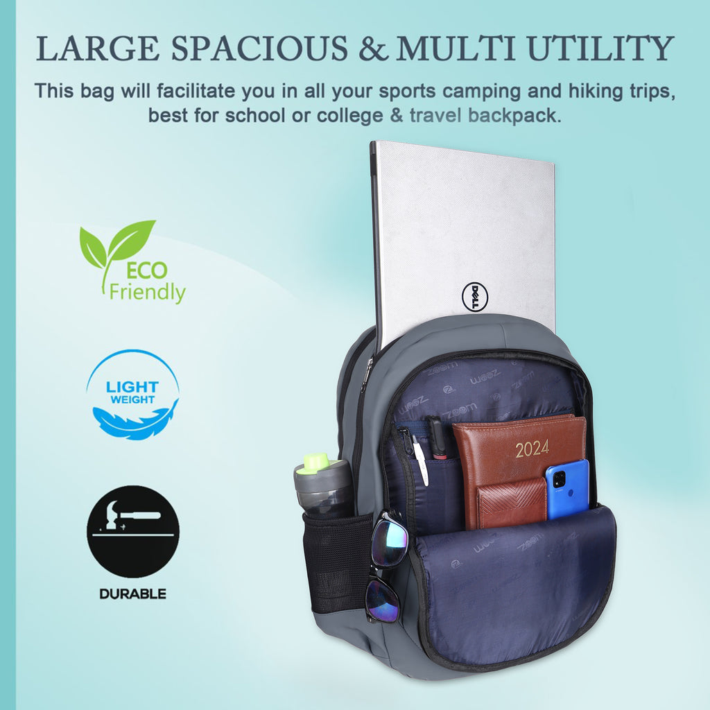 9218 School Bag - Grey