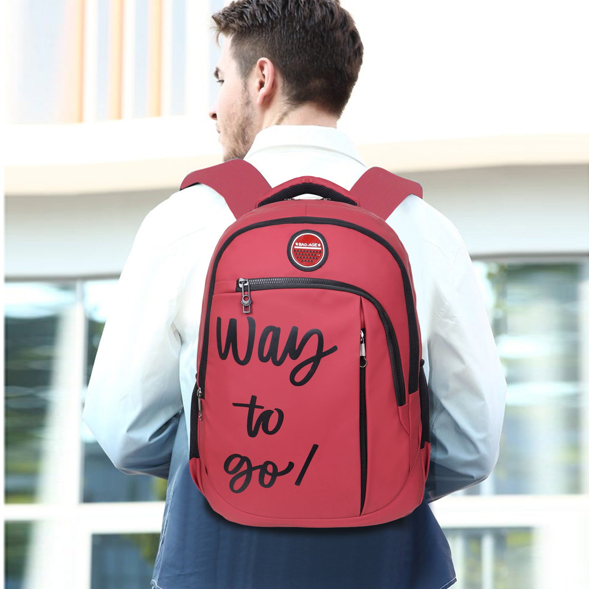 9218 School Bag - Red