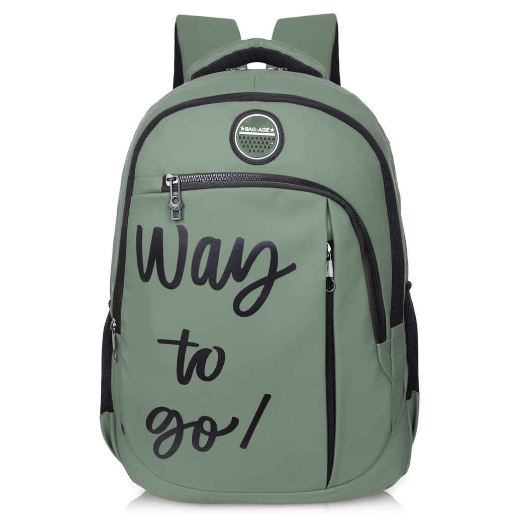 9218 School Bag - Olive Green