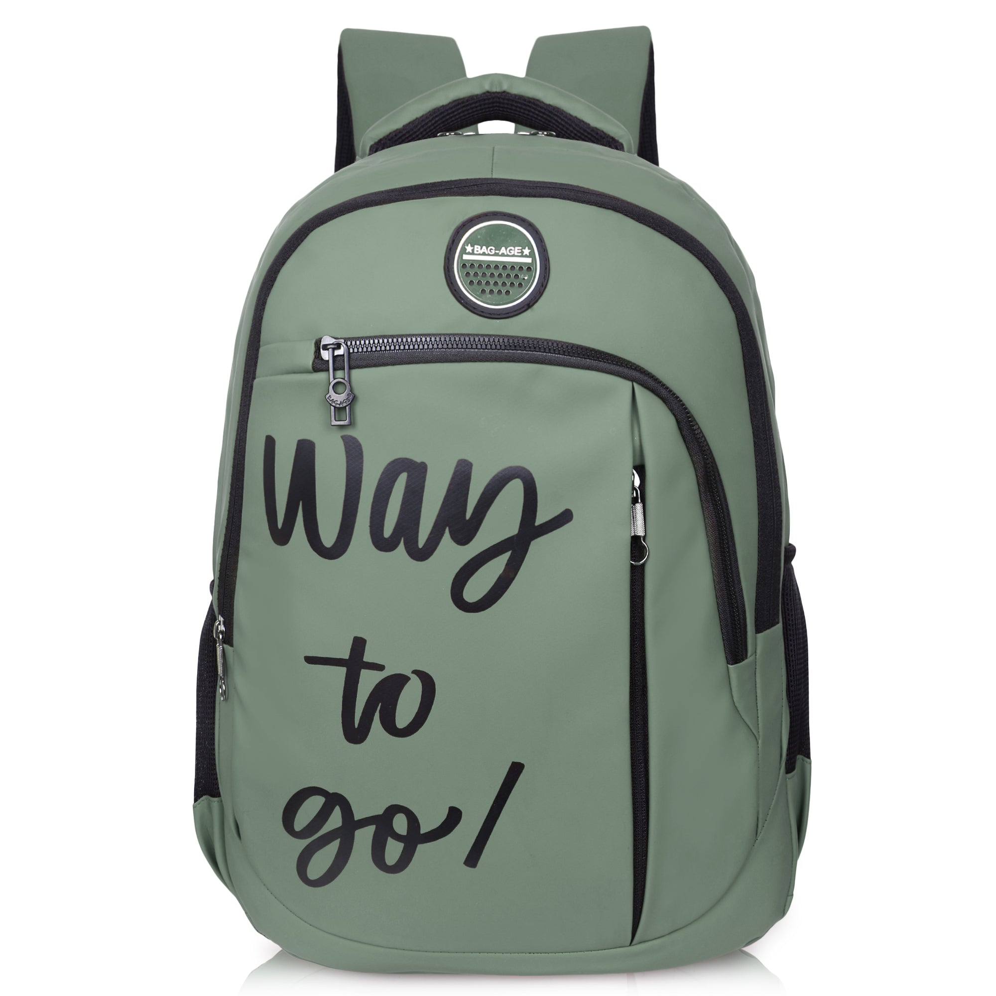 9218 School Bag - Olive Green