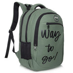 9218 School Bag - Olive Green