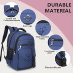 9219 School Bag - Navy Blue