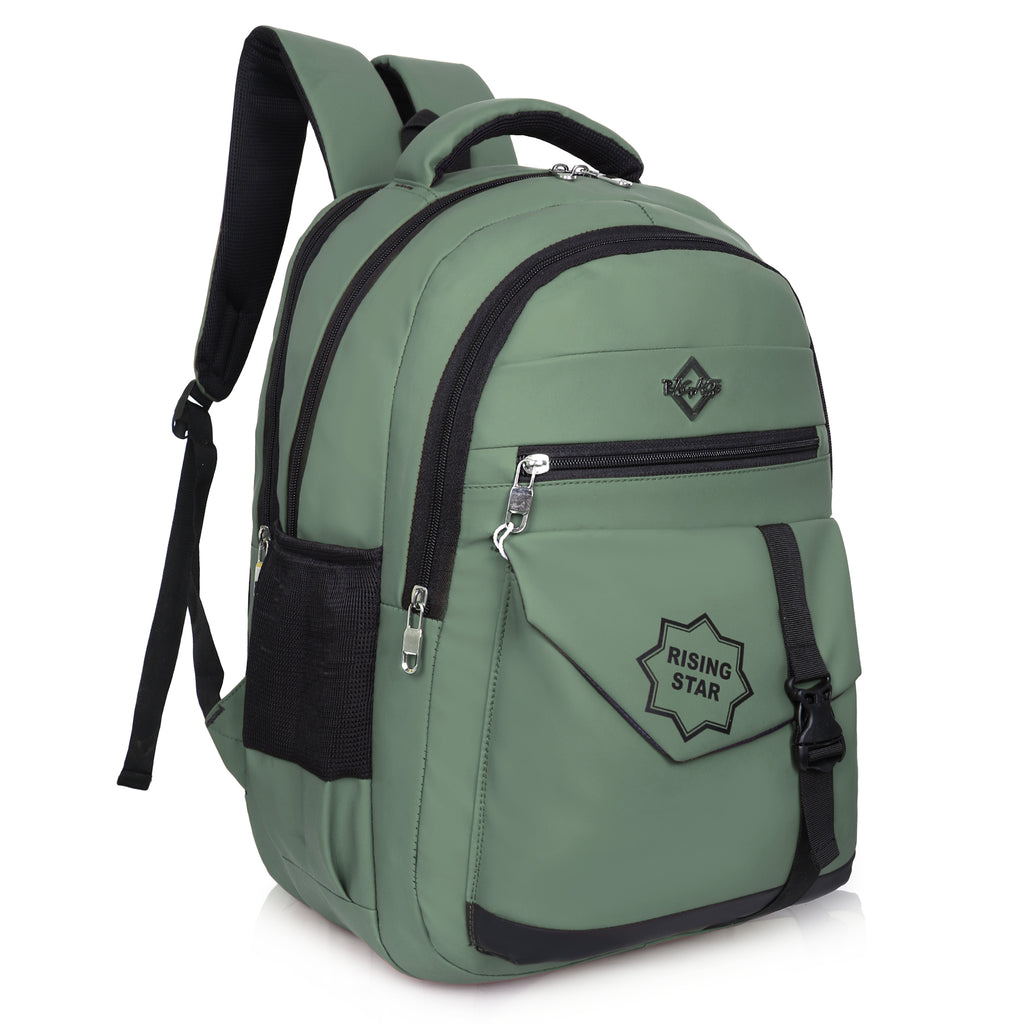9219 School Bag - Olive Green