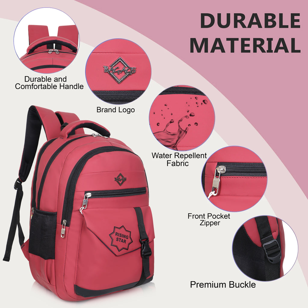 9219 School Bag - Red
