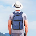 9219 School Bag - Navy Blue