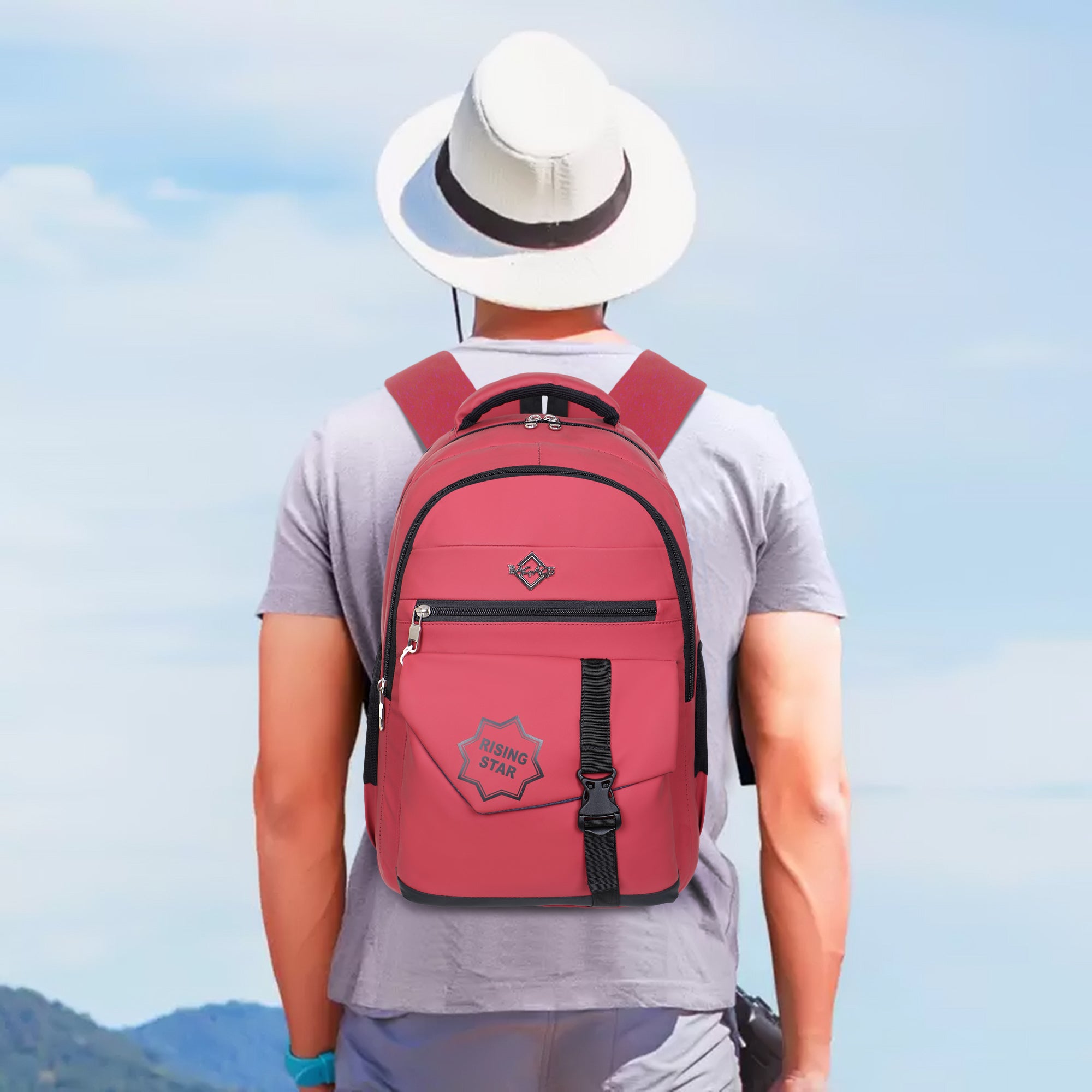 9219 School Bag - Red