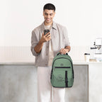 9219 School Bag - Olive Green