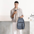 9219 School Bag - Grey