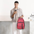 9219 School Bag - Red