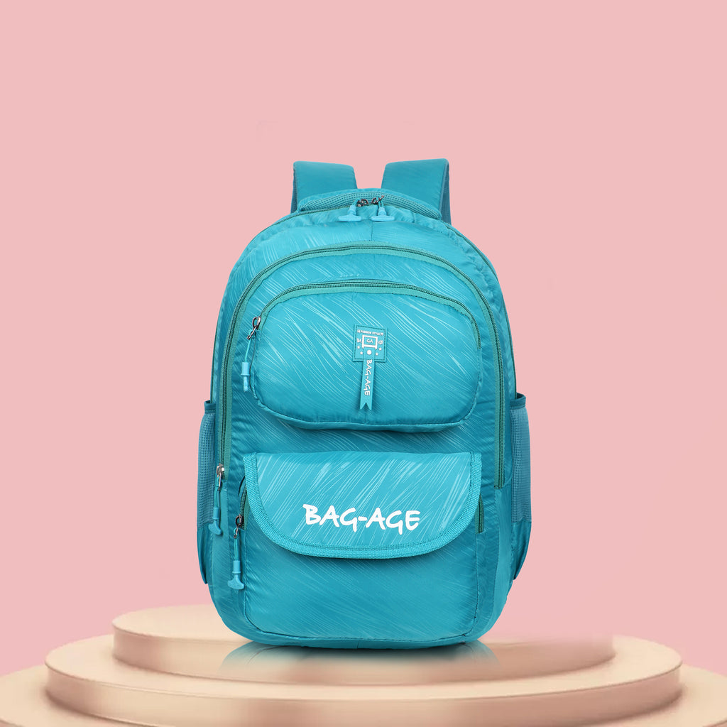 9407 School Bag - Turquoise Green