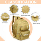9407 School Bag - Mustard