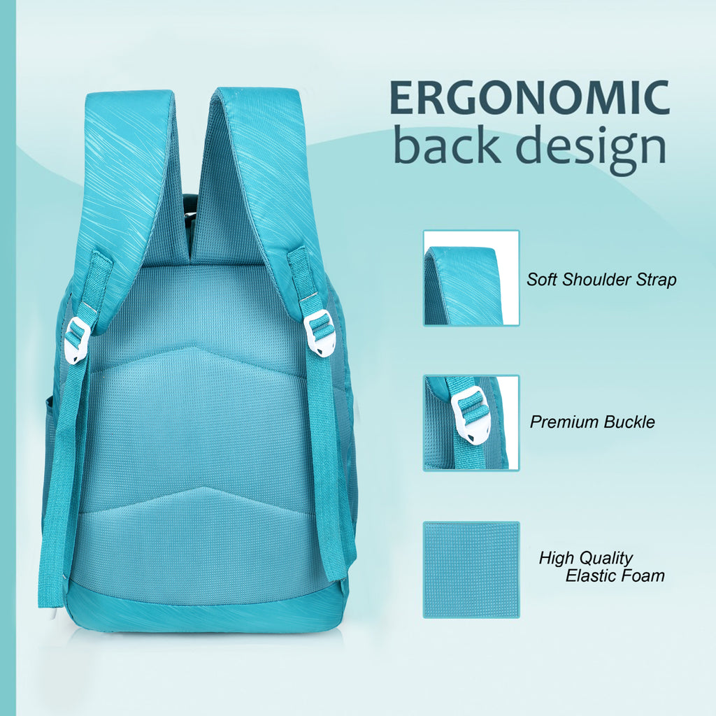 9407 School Bag - Turquoise Green
