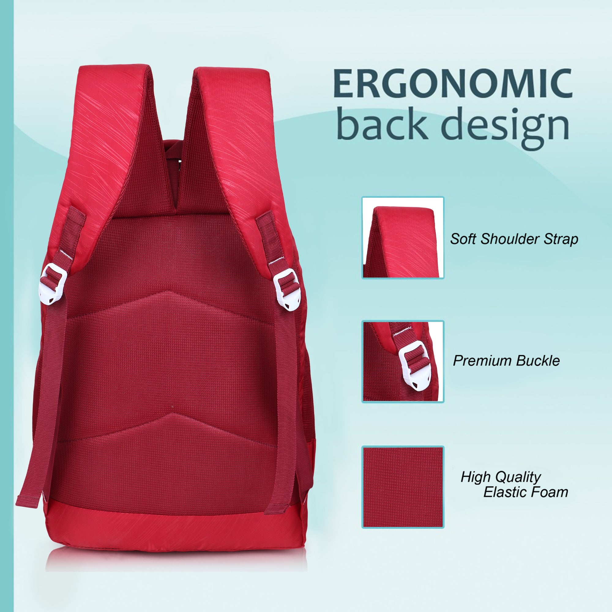 9407 School Bag - Red